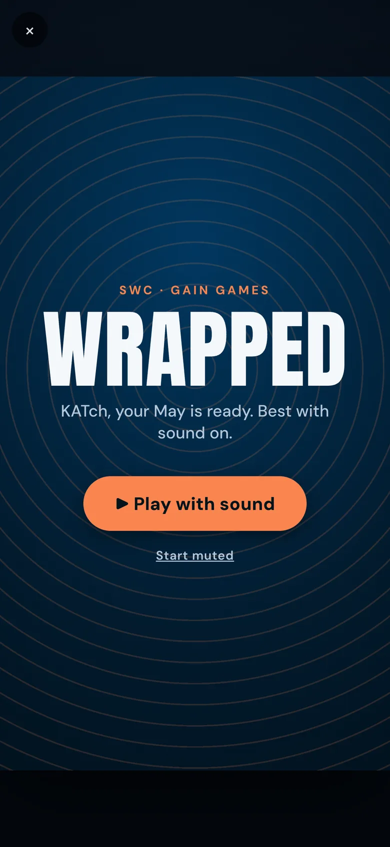 Gain Games Wrapped cover: your May is ready